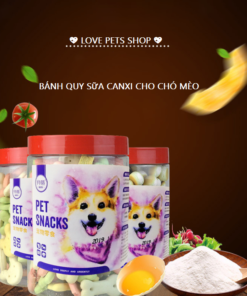 Bánh thưởng bánh quy vị sữa cho Chó - Love Pets Shop