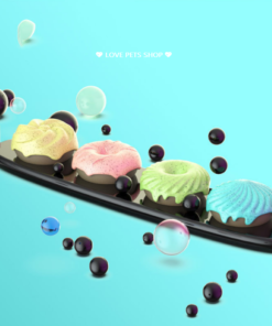 SÁP THƠM KHỬ MÙI HÔI CHÓ MÈO HÌNH BÁNH DONUT 1 HỘP (4 CÁI)