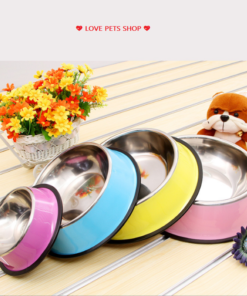 Chén ăn cho Chó Mèo bằng inox - Love Pets Shop
