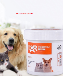 Khăn ướt khử khuẩn vệ sinh tai mắt cho Chó Mèo dạng hộp
