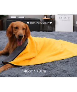 Khăn tắm cho Chó Mèo bằng vải Microfiber