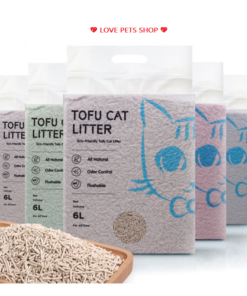 Cát vệ sinh cho Mèo làm từ đậu nành TOFU CAT 6L (2kg)