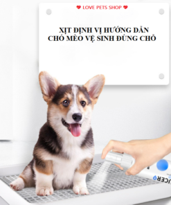 Xịt định vị hướng dẫn Chó Mèo đi vệ sinh đúng chỗ