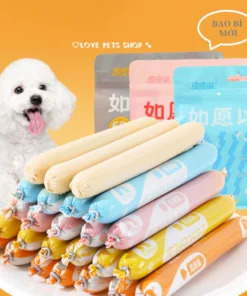 Xúc xích cho Chó Mèo thương hiệu Taotaopets và Masti bịch 30 cây