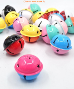 Chuông lục lạc đeo cổ cho Chó Mèo size đại 4cm, phụ kiện handmade