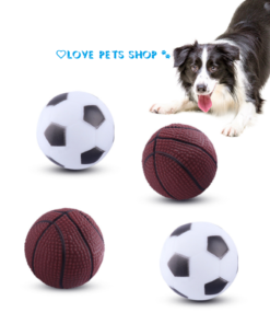 Đồ chơi cho Chó bóng đá, bóng rổ, tennis, quần vợt, bầu dục bằng nhựa vinyl