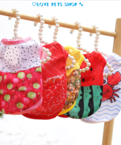 Áo ba lỗ cho Chó Mèo hình các loại trái cây - Love Pets Shop