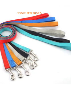 Dây dắt chó mèo bản dẹp bằng vải polyester nhiều size (Không bao gồm vòng cổ & yếm ngực)