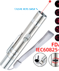 Đồ chơi đèn laser trêu mèo cổng sạc USB hình cây viết