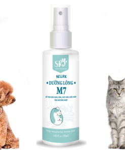 Xịt dưỡng lông Relax M7 cho chó mèo chai 50ml