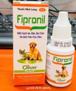 Nhỏ lưng trị ve rận, bọ chét và ghẻ cho chó mèo Fipronil 10ml