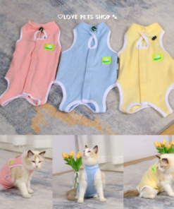 Áo chống liếm cho Chó Mèo, áo cai sữa form nhỏ (đo kích thước trước khi chọn size)