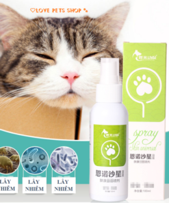 Xịt viêm da, nấm, ghẻ cho Chó Mèo dạng chai 50ml & 100ml