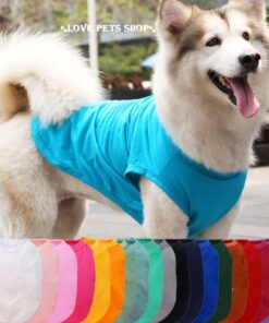 Áo ba lỗ cho Chó Mèo bằng vải cotton thoáng mát