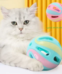 Đồ chơi banh lục lạc cho Chó mèo nhiều màu size lớn