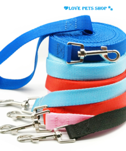 Dây dắt chó mèo bản dẹp bằng vải polyester nhiều size (Không bao gồm vòng cổ & yếm ngực)