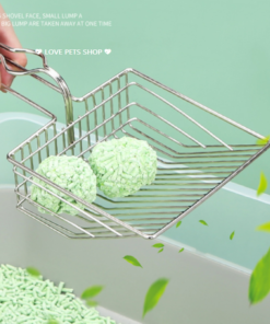 Xẻng xúc cát, lọc cát vệ sinh cho Mèo bằng inox