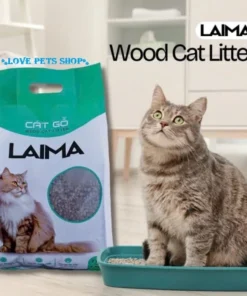 Cát vệ sinh cho Mèo làm từ gỗ phân huỷ sinh học LAIMA bịch 7 lít