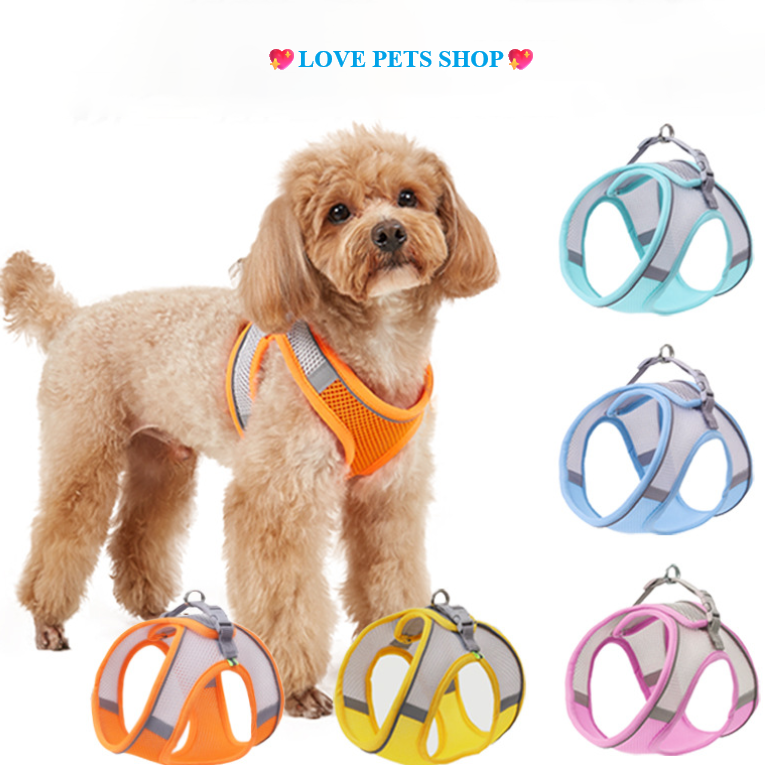 Đai yếm lưới phản quang cho Chó mèo 17