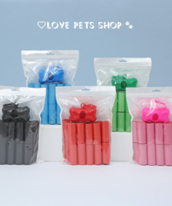 Túi đựng phân Chó Mèo kèm hộp rút hình khúc xương