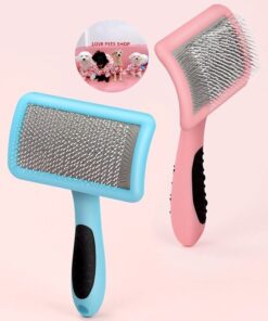 Lược Grooming cao cấp chuyên gỡ rối, đánh bông lông Chó Mèo cán chấm bi