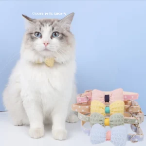 Vòng cổ cho Chó Mèo nhỏ có nơ nhồi bông dễ thương