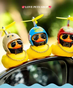 Đồ chơi vịt nhựa gắn xe đạp,xe máy,xe hơi có đèn sáng