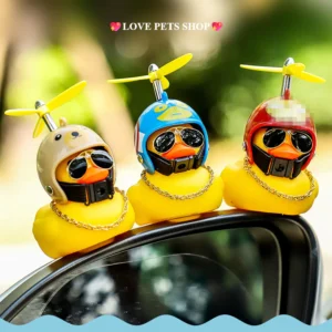 Đồ chơi vịt nhựa gắn xe đạp,xe máy,xe hơi có đèn sáng