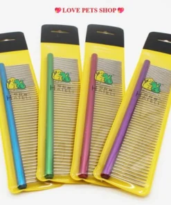 Lược chải lông, gỡ rối lông siêu nhẹ bằng thép không gỉ cao cấp Hateli