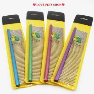 Lược chải lông, gỡ rối lông siêu nhẹ bằng thép không gỉ cao cấp Hateli