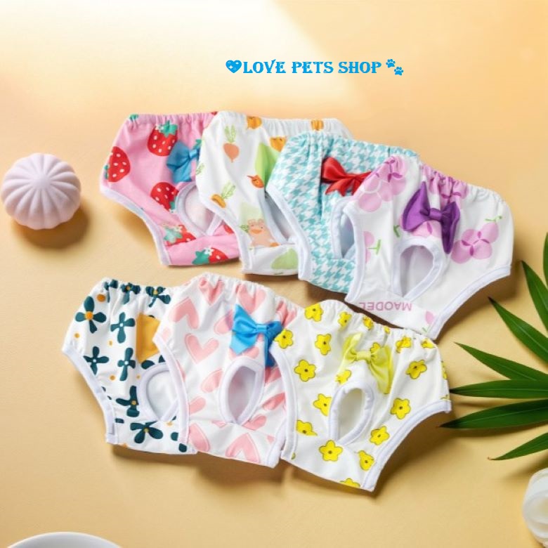 Quần sinh lý Chó Mèo bằng vải thun co giãn tốt
