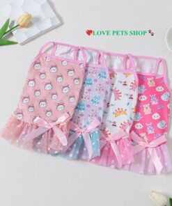 Đầm 2 dây mùa hè siêu yêu cho Chó mèo