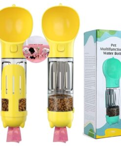 Bình đựng nước và thức ăn đi dạo cho Chó Mèo 4 trong 1 dòng cao cấp